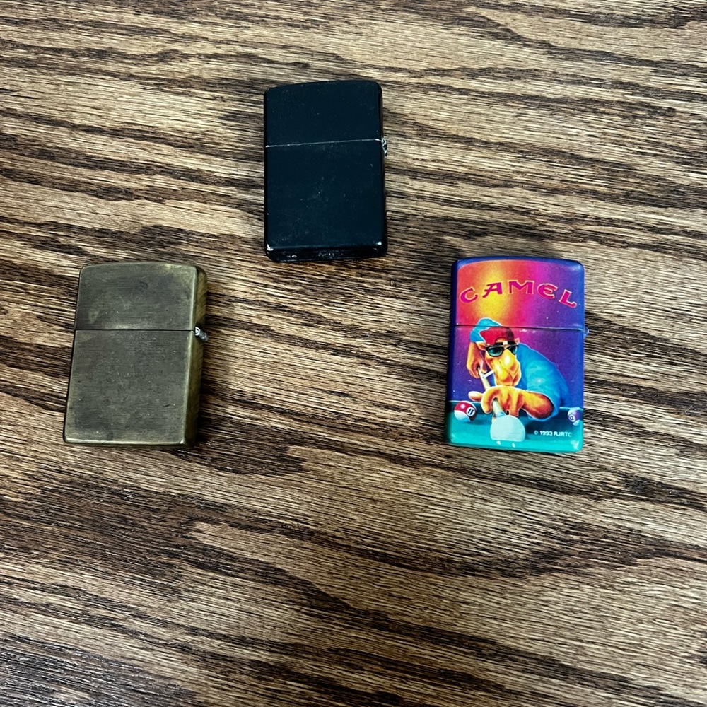 Set of 3 Zippo lighters all from the 1990’s